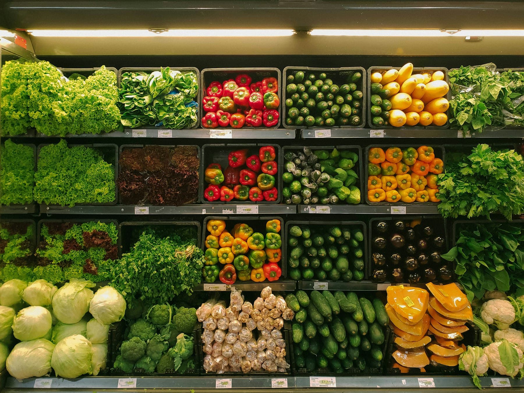 Seasonal Australian produce on a wooden table